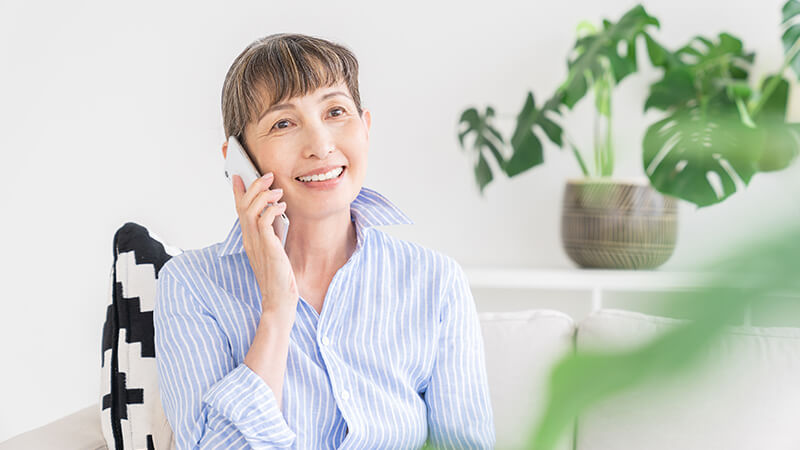 スマホ・携帯電話や固定電話があればOK